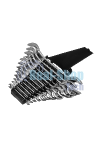 Набор ключей рожковых Matrix, 6 х 32 мм, 12 шт., CrV, хромированные