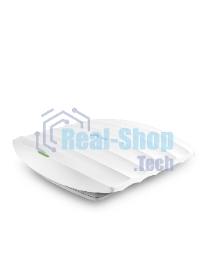 Точка доступа AC1350 Wireless MU-MIMO Gigabit Ceiling Mount Access Point, 450Mbps at 2.4GHz + 867Mbps at 5GHz, 802.11a/b/g/n/ac wave 2, Beamforming, Airtime Fairness, MU-MIMO, 802.3af Standard PoE and Passive PoE (Passive POE Adapter included), no more DC power supply, 1 10/100/1000Mbps hidden LAN port, Centralized Management, Captive Portal, Load Balance, Multi-SSID, WMM, Rogue AP Detection, internal omni-directional Antenna 2.4GHz: 3x4dBi, 5GHz: 2x5dBi