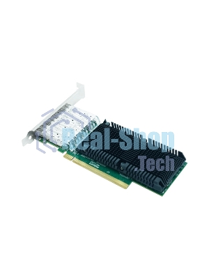 Сетевая карта LR-Link LRES1023PF-4SFP28 PCIe 4.0 x16, Intel E810, 4*SFP28 10/25G NIC Card (303738)
