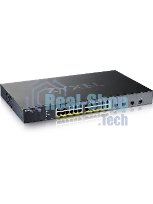 Коммутатор Smart L3 Lite PoE+ Zyxel NebulaFlex XGS1935-28HP, rack 19