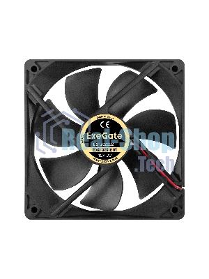 Вентилятор 12В DC ExeGate ExtraSilent ES12025S2P (120x120x25 мм, Sleeve bearing (подшипник скольжения), 2pin, 1300RPM, 22dBA)