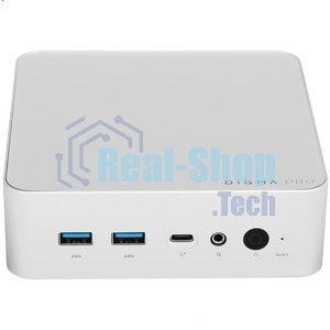Неттоп Digma Pro Minimax X5 i5 12600H (2.7) 16Gb SSD512Gb UHDG Windows 11 Pro GbitEth WiFi BT 100W серебристый (DPP5-ADXW06)