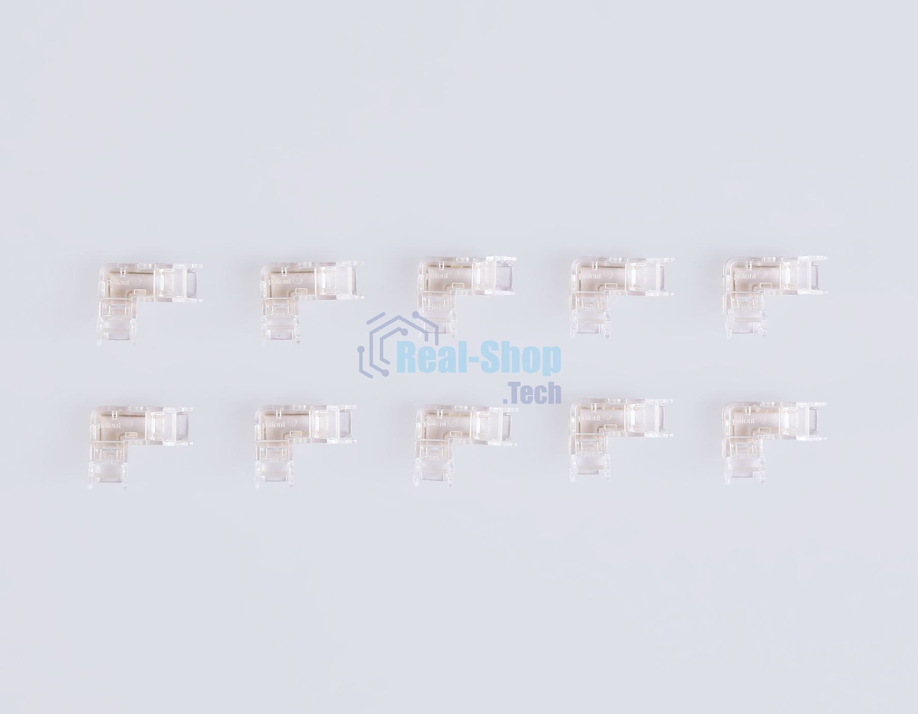 GS6841 Соединитель угловой COB 12/24V для лент 5mm (2 конт.) (10шт)