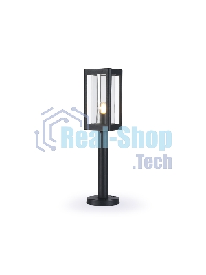 Светильник Ambrella light ST2417 BK/CL черный/прозрачный IP54 E27 max 40W 110*110*500