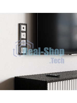 Розетка Ethernet RJ-45 (белый матовый)