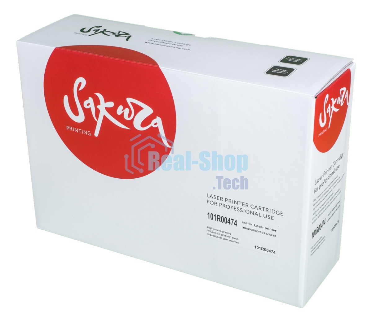 Фотобарабан Sakura 101R00474 для Xerox Phaser 3052/3260/WC3215/3225, 10 000 к.