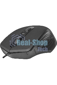 Мышь проводная Defender Datum MB-347 черный, 1600 dpi, USB, кнопки - 4