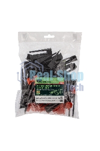 Система выравнивания плитки Сибртех (СВП), комплект: зажимы, клинья (40/40 шт) в пакете