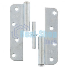 Петля накладная ПН1-110 левая, цинк, 4шт. (Металлист) Россия