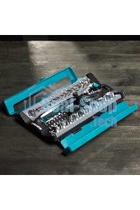 Набор торцевых головок Gross трещотка 120 зубьев, 41 предмет, 1/2