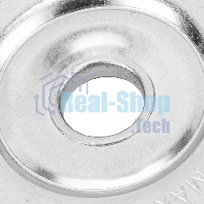 Щетка для УШМ Сибртех, 200 мм, посадка 22,2 мм, плоская, витая проволока