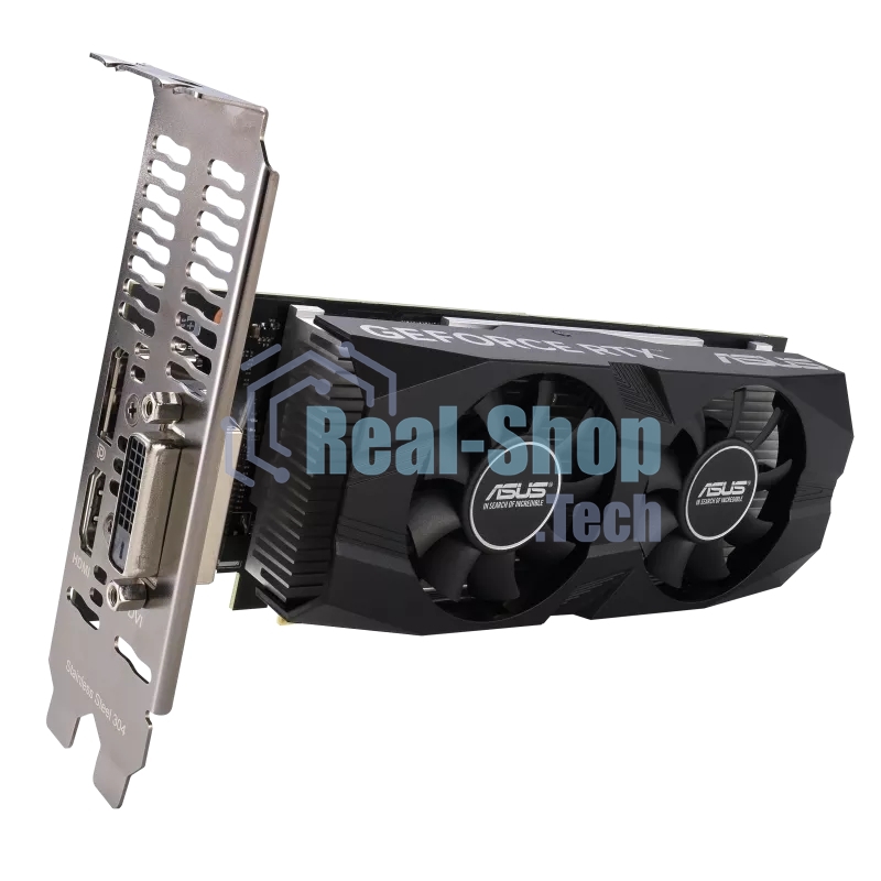 Видеокарта ASUS RTX 3050 6Gb RTX 3050-O6G-LP-BRK PCIE16 RTX 3050,DVI,HDMI,DP,6G,D6