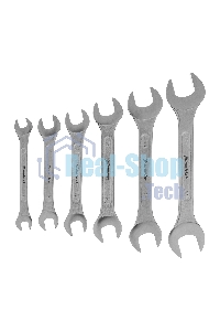 Набор ключей рожковых Matrix, 6 х 32 мм, 12 шт., CrV, хромированные