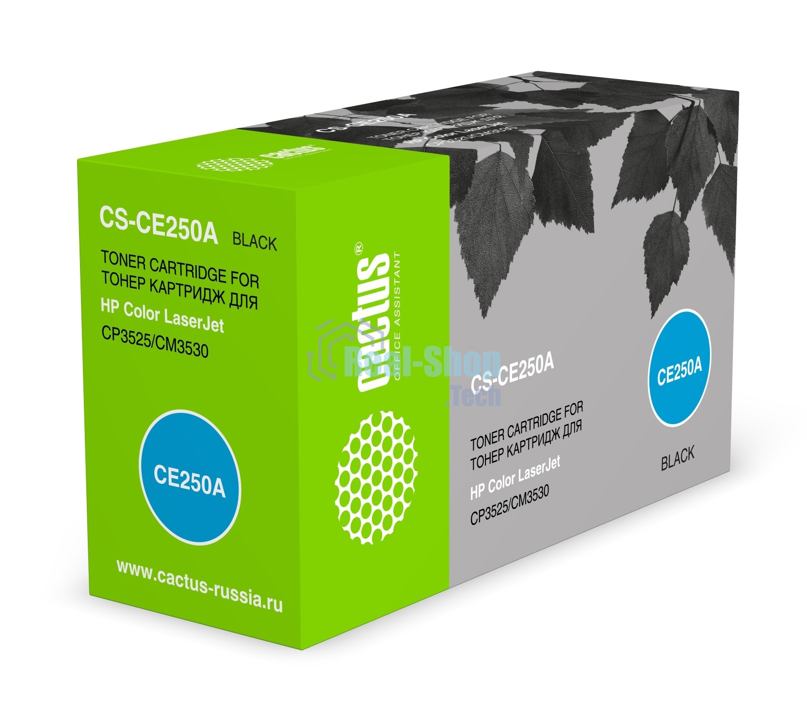 Картридж лазерный Cactus CS-CE250A черный (5000 стр.) для HP Сolor LaserJet CP3525/CM3530