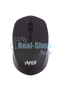 Мышь беспроводная HIPER HOMW-091 черный, 1600 dpi, радиоканал, USB, кнопки - 4