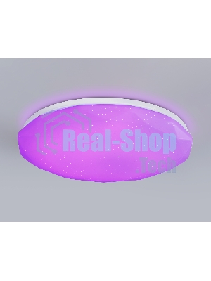 Светодиодный светильник RGB Ambrella light FZ418 WH белый IP20 66W 3000K-6500K+RGB D480*65 (ПДУ ИК)