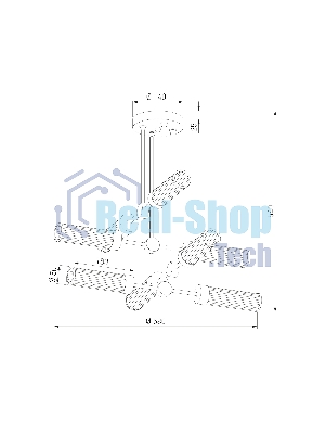 60166/8 /потолочный светильник/  латунь Smart