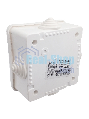 Распределительная коробка Bylectrica Рапред. коробка IP44 с клемн. колод., 80х80х41,5 мм, 4 ввода (КМ-222)