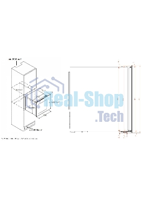 Винный шкаф встраиваемый Korting KFW 604 DB GN