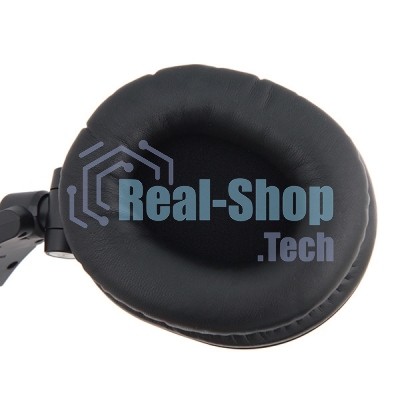 Гарнитура проводная AUDIO-TECHNICA ATH-M50X Black мониторные,закрытые,диаметр 45мм,част 15-28000Гц,макс. входн мощность 1600мВт,импеданс 38Ом,чувствительность 99дБ,два кабеля в комплекте: витой и прямой, черный