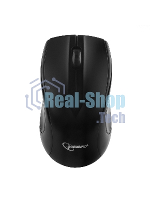 Мышь беспроводная Gembird MUSW-320 черный, 1000 dpi, радиоканал, USB, кнопки - 3