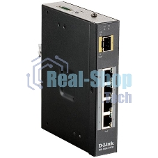 Коммутатор D-Link DIS-100G-5PSW/A1A Промышленный неуправляемый коммутатор с 4 портами 10/100/1000Base-T, 1 портом 1000Base-X SFP, функцией энергосбере
