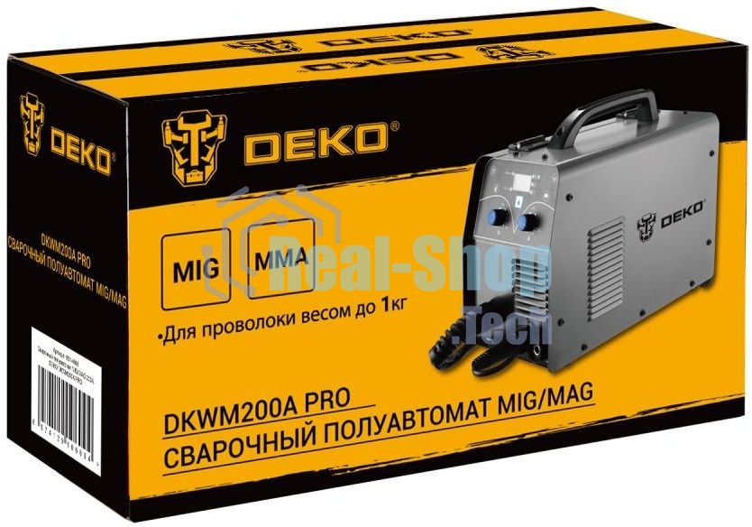 Сварочный полуавтомат Deko DKWM200A MIG-MAG/ММА 5.6кВт