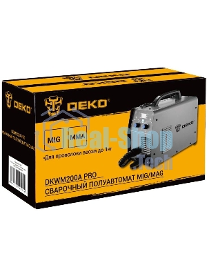 Сварочный полуавтомат Deko DKWM200A MIG-MAG/ММА 5.6кВт