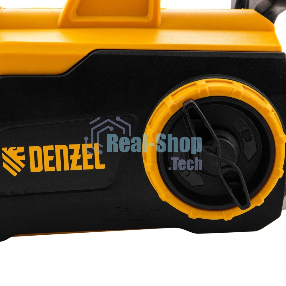 Пила цепная электрическая Denzel EDS-2200P 2,2кВт, поперечная, шина 45см, шаг 3/8, паз 1,3 мм, 63 зв