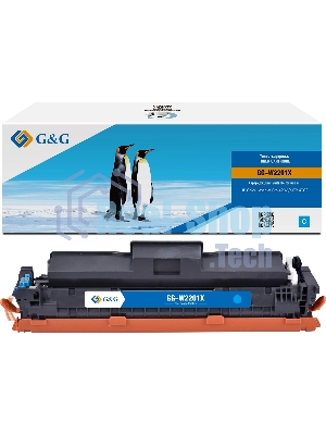 Картридж лазерный G&G GG-W2201X (HP W2201X) голубой (5500 стр.) для HP CLJ Pro 4202/MFP 4302