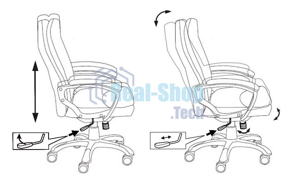 Кресло руководителя Бюрократ CH-868N Fabric черный Light-20, крестовина пластик