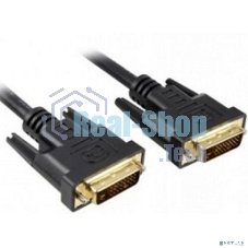 Кабель DVI dual link (25M-25M) 3м ExeGate, позолоченные контакты