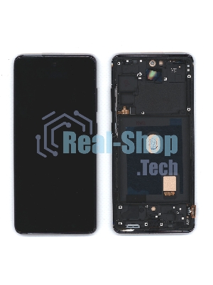 Дисплей (модуль) для Samsung Galaxy S20 FE SM-G780F в сборе с тачскрином и рамкой TFT синий