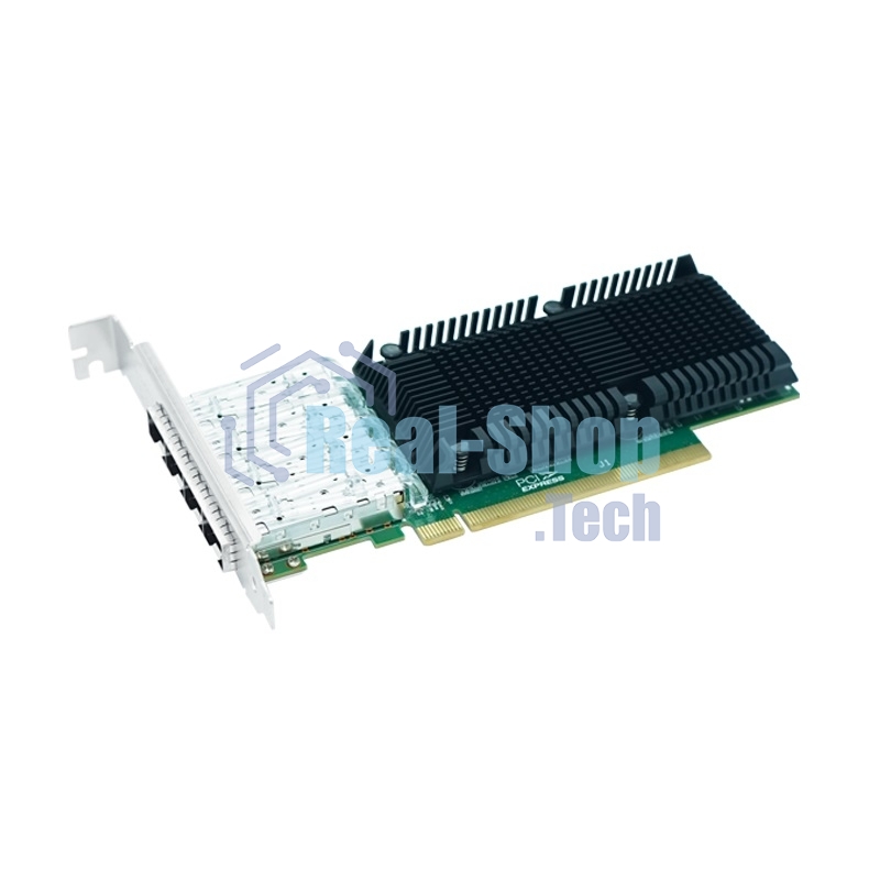 Сетевая карта LR-Link LRES1023PF-4SFP28 PCIe 4.0 x16, Intel E810, 4*SFP28 10/25G NIC Card (303738)