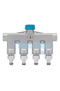 Разветвитель четырехканальный Palisad LUXE с внутренней резьбой 3/4