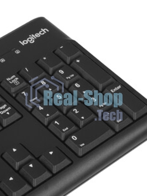 Клавиатура проводная Logitech K120 for business, USB черный (неоригинальная гравировка)