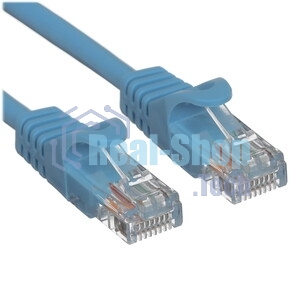Патч-корд ACD-LPU5E-50L сat.5e UTP 24AWG 4Pair, 7/0.18мм CCA синий, 5.0м