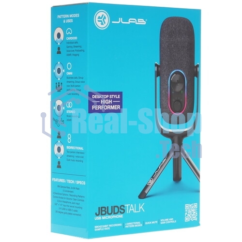 Проводной микрофон Jlab JBuds Talk Mixed Microphone (PN: MJBUDSTALKRBLK4)