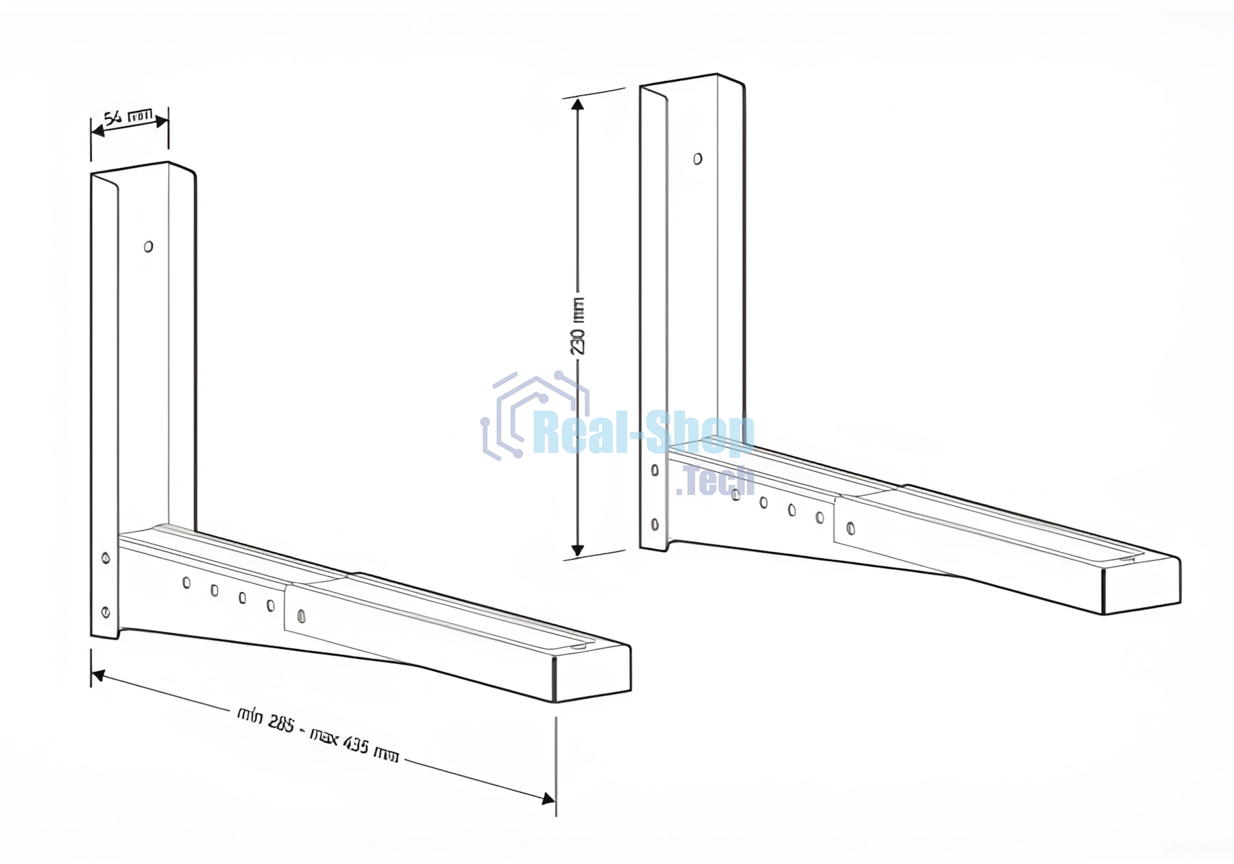 Кронштейн Holder MWS-2002 металлик