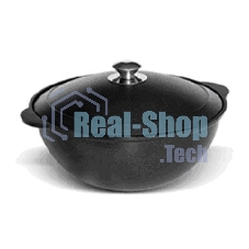 Казан литой КУКМОР К35а с крышкой 3,5л 3,5л с крышкой