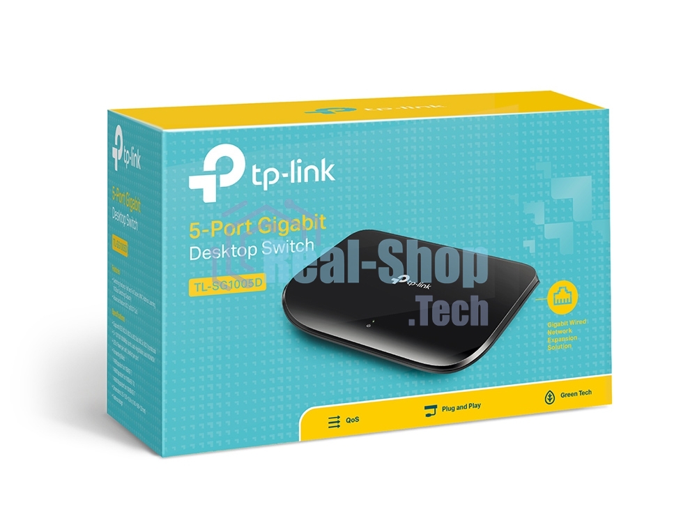 Коммутатор TP-Link SMB TL-SG1005D Коммутатор 5-port Gigabit Switch, plastic case