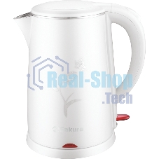 Чайник электрический Sakura SA-2159W (1.8) бел д