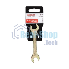 Ключ гаечный рожковый Rexant 12х13 мм, желтый цинк