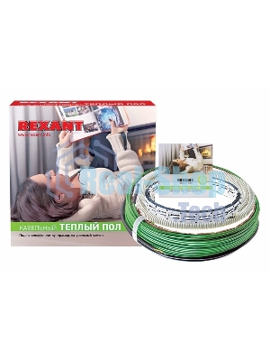 Теплый пол Rexant Slim RNB-130-1500 (1500Вт/130м/S обогрева, м2: 9,0-12,5) (двух жильный)