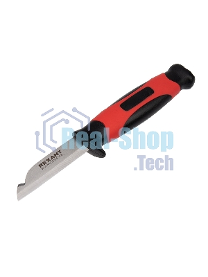 Нож монтажника Rexant с чехлом лезвие 67 мм