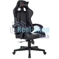 Кресло игровое Бюрократ Zombie GAME TETRA черный/карбон эко.кожа крестов. пластик