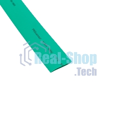 Трубка термоусаживаемая ТУТ 18,0/9,0мм, зеленая, упаковка 50 шт. по 1м, PROconnect