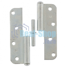 Петля накладная ПН1-110 правая, цинк, 4шт. (Металлист)