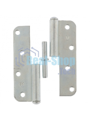 Петля накладная ПН1-110 правая, цинк, 4шт. (Металлист)