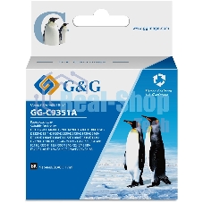 Картридж струйный G&G GG-C9351A черный (17мл) для HP DJ 3920/3940/D1360/D1460/D1470/D1560/D2330/D2360/D2430/D2460/F370/F375/F380/F2180/F2187/F2224/F2280/F2290/F4140/F4172/F4180/F4190